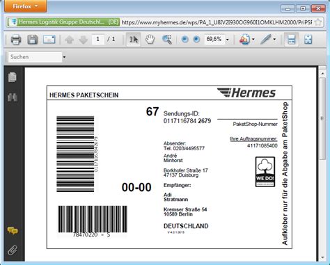 hermes etiketten kaufen|hermes paketschein erstellen online.